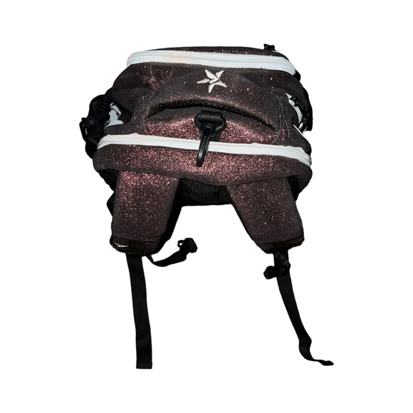 Rebel Athletic Backpack Rebel Dream Maroon With White Zipper Bag - Picture 7 of 16